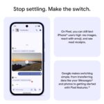 Smartphone Google Pixel 10a GA09561-US 128 GB batería 30 horas cámara con asistente Gemini color obsidiana
