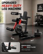Máquina de extensión de piernas y rizos, máquina de curvatura de piernas de capacidad de 700 libras para gimnasio en cas