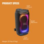 JBL PartyBox 330 - Altavoz portátil para fiestas con sonido legendario de JBL y refuerzo de sonido AI, hasta 18 horas de