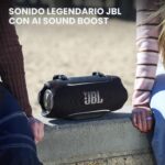 JBL Xtreme 5 - Altavoz portátil impermeable con sonido JBL legendario masivo, iluminación ambiental de borde, práctica c