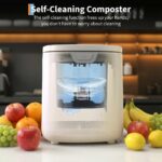 Compostador electrico encimera MilleLoom 3.5 litros reciclador silencioso residuos alimentarios sin olores pantalla LED