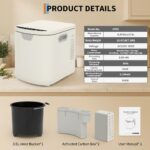 Compostador electrico encimera MilleLoom 3.5 litros reciclador silencioso residuos alimentarios sin olores pantalla LED