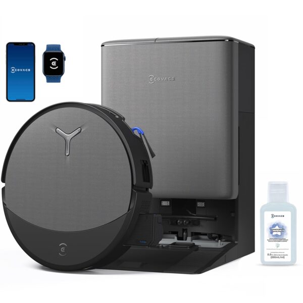 Robot aspirador y trapeador ECOVACS DEEBOT T90 PRO OMNI succión 30000 Pa mopa OZMO autolimpiante ZeroTangle lavado agua