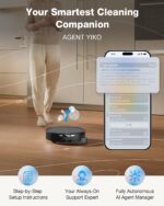 Robot aspirador y trapeador ECOVACS DEEBOT T90 PRO OMNI succión 30000 Pa mopa OZMO autolimpiante ZeroTangle lavado agua