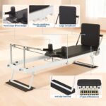 Garvee Pilates Reformer, Foldable Pilates Machine for Home and Gym Workout with Jump Board, Springs and Cords, Heavy Dut