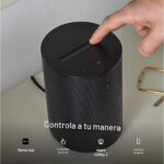 Sonos Era 100 SL - Altavoz compacto sin micrófono con WiFi, Bluetooth - Negro