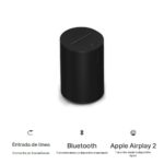 Sonos Era 100 SL - Altavoz compacto sin micrófono con WiFi, Bluetooth - Negro
