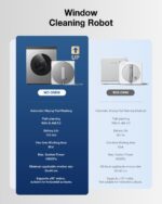 Robot limpiador de ventanas ECOVACS WINBOT W3 Omni navegacion Win-SLAM 5.0 pulverizacion triple proteccion 12 niveles es