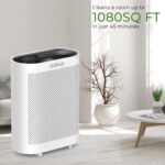Purificador de aire AZEUS GL-FS32 paquete 2 piezas para cuartos grandes filtración multicapa alto CADR operación silenci