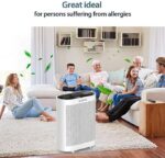 Purificador de aire AZEUS GL-FS32 paquete 2 piezas para cuartos grandes filtración multicapa alto CADR operación silenci