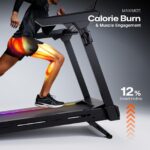 1ª caminadora inteligente para el hogar solo para maratonistas, cintas de correr silenciosas UREVO para el hogar con dob