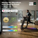 1ª caminadora inteligente para el hogar solo para maratonistas, cintas de correr silenciosas UREVO para el hogar con dob