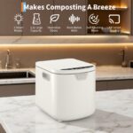 Compostera electrica para cocina MOVECOM ZCPHK_34A3L49XZq8Rcb 2.5 litros reciclador automatico de residuos de alimentos