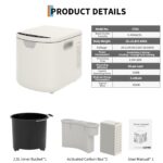 Compostera electrica para cocina MOVECOM ZCPHK_34A3L49XZq8Rcb 2.5 litros reciclador automatico de residuos de alimentos