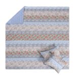 Juego de colcha Greenland Home Fashions Kressida GL-2511AMSK 3 piezas king y california king azul