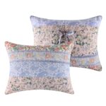 Juego de colcha Greenland Home Fashions Kressida GL-2511AMSK 3 piezas king y california king azul