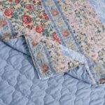 Juego de colcha Greenland Home Fashions Kressida GL-2511AMSK 3 piezas king y california king azul