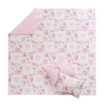Juego de edredon con volantes Veronica Greenland Home Fashions GL-2510AMSK 3 piezas King y Cal King estilo shabby chic c