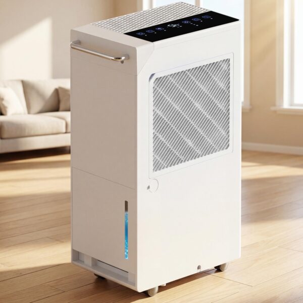 Deshumidificador Uthfy BIBRA-RCS25(Y)-N4-3 80 Pintas para Sótano y Hogar hasta 5500 pies²