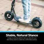 Typhoon Electric Scooter with Wide Deck – Foldable Commuter E-Scooter, 250W Motor, 15.5 MPH Speed, Lightweight Portable