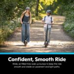 Typhoon Electric Scooter with Wide Deck – Foldable Commuter E-Scooter, 250W Motor, 15.5 MPH Speed, Lightweight Portable
