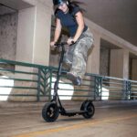 Typhoon Electric Scooter with Wide Deck – Foldable Commuter E-Scooter, 250W Motor, 15.5 MPH Speed, Lightweight Portable