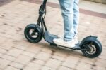 Typhoon Electric Scooter with Wide Deck – Foldable Commuter E-Scooter, 250W Motor, 15.5 MPH Speed, Lightweight Portable