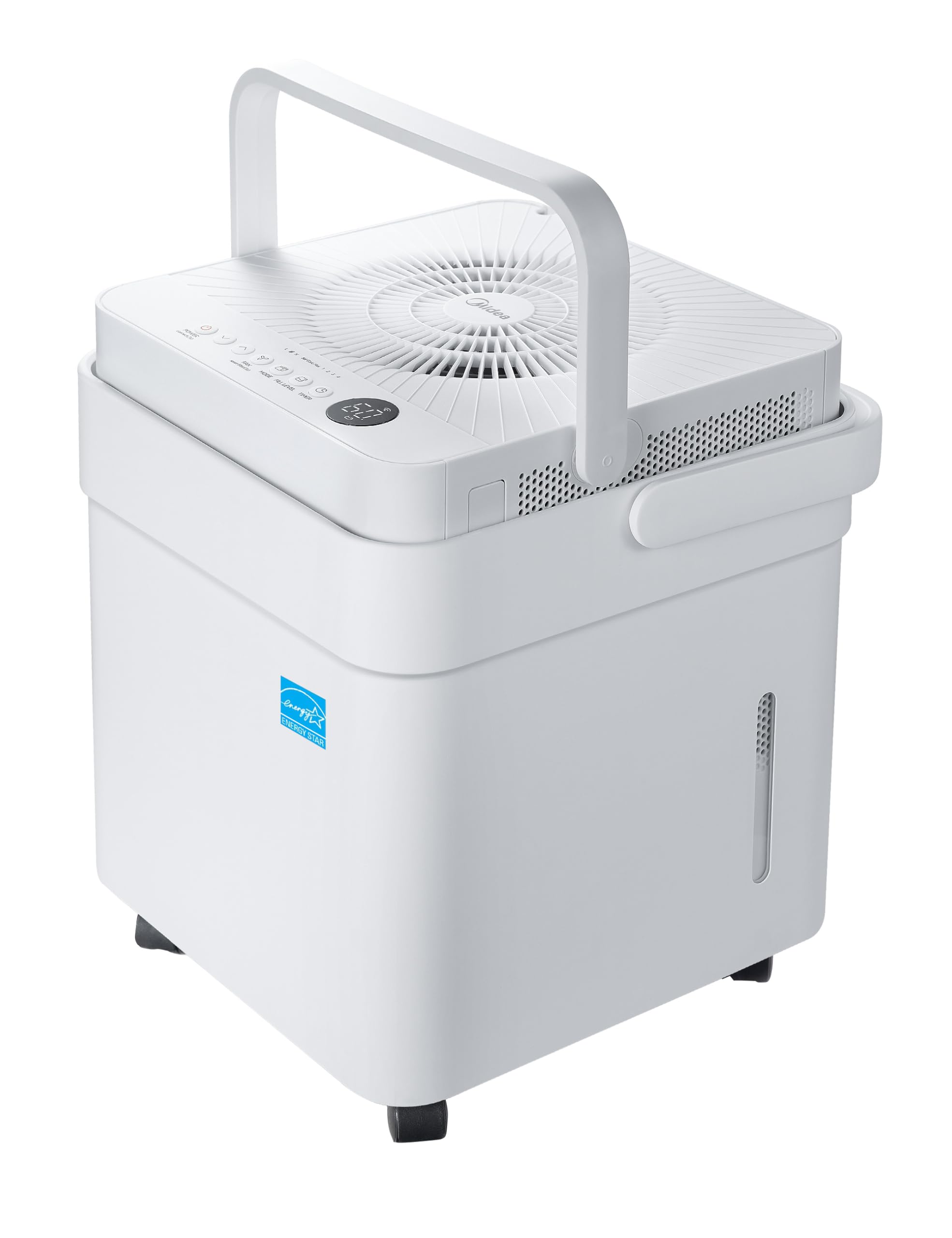 Version 1.0.0 Deshumidificador Midea MAD50PS1QWT-A 50 Pintas con Bomba Integrada, Manguera y Control por Voz Alexa para Espacios de ha