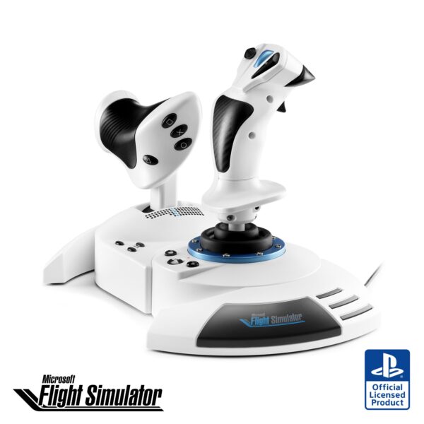 Joystick Vuelo Thrustmaster T.Flight Hotas 5 Microsoft Flight Simulator 5 ejes 16 bits 14 botones acelerador desmontable