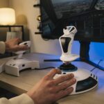 Joystick Vuelo Thrustmaster T.Flight Hotas 5 Microsoft Flight Simulator 5 ejes 16 bits 14 botones acelerador desmontable