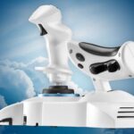 Joystick Vuelo Thrustmaster T.Flight Hotas 5 Microsoft Flight Simulator 5 ejes 16 bits 14 botones acelerador desmontable