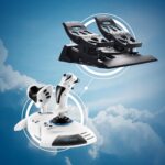 Joystick Vuelo Thrustmaster T.Flight Hotas 5 Microsoft Flight Simulator 5 ejes 16 bits 14 botones acelerador desmontable