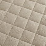 Juego de Edredón Matrimonial Queen BCBG Maeve YMF Carpets Inc BBAQ000304 felpa en relieve 3 piezas color marrón