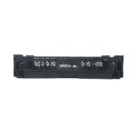 Cajones de plástico apilables plegables Cater Tek Restaurantware RWP2009B color negro paquete 10 piezas