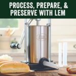 LEM Productos Relleno de salchichas de 5 libras, para principiantes y para hacer salchichas por primera vez, incluye tub