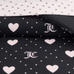 Edredon ropa de cama Juicy Couture YMF Carpets Inc JYAO003002 negro corazones diamantes king 8 piezas