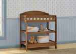 Delta Children Cambiador infantil con almohadilla, castaño
