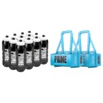 Botellas de Agua Deportivas Graffiti Negro 32 oz 946 ml Paquete de 12 Piezas con 2 Portabotellas para Entrenamiento de E