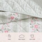Juego de edredón Laura Ashley Revman International A0011068 percal algodón reversible 3 piezas tamaño Queen diseño flora