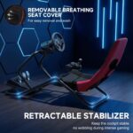 Cockpit Simulador Carreras GTPLAYER GTS06-PRO Ajustable Compatible Logitech Thrustmaster Fanatec
