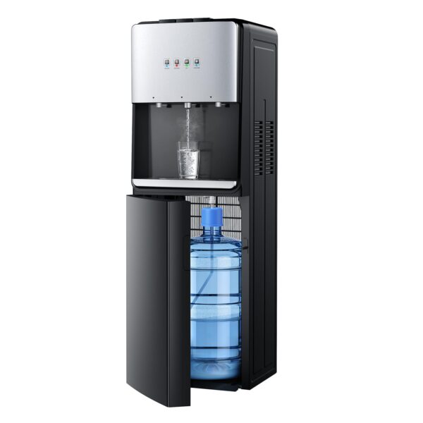 Dispensador de agua Euhomy WC012-X3UBS-USZX-01 de carga inferior con autolimpieza para garrafón de 5 galones tres temper