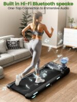 Caminadora Plegable Trygoal G DXD69B 3.5 HP inclinacion 12% automatica capacidad 204 kg bajo escritorio control remoto