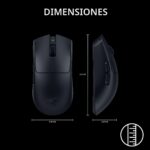 Mouse Inalámbrico Razer Viper V4 Pro RZ01-05630100-R3U1 49g Sensor Focus Pro 50K DPI Sondeo 8K HyperSpeed Wireless Gen-2