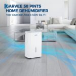 Deshumidificador GarveeLife BcoZYfqjmjr8H1prWwbkcgtO6P 50 pintas Energy Star para espacios de hasta 511 m2 descongelació