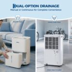 Deshumidificador GarveeLife BcoZYfqjmjr8H1prWwbkcgtO6P 50 pintas Energy Star para espacios de hasta 511 m2 descongelació