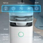 Purificador de aire y humidificador 2 en 1 Electactic AP4416-UL filtro HEPA H13 humidificacion 4 niveles generador de io