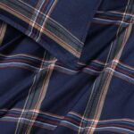 Juego de edredón reversible Beacon Tommy Hilfiger Revman International A0005739 2 piezas individual algodón cuadros