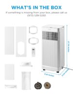 Aire acondicionado portátil inteligente Midea MAP06S1AWT-A 9000 BTU ASHRAE 6000 BTU DOE con deshumidificador ventilador