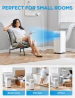 Aire acondicionado portátil inteligente Midea MAP06S1AWT-A 9000 BTU ASHRAE 6000 BTU DOE con deshumidificador ventilador