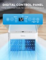 Aire acondicionado portátil inteligente Midea MAP06S1AWT-A 9000 BTU ASHRAE 6000 BTU DOE con deshumidificador ventilador